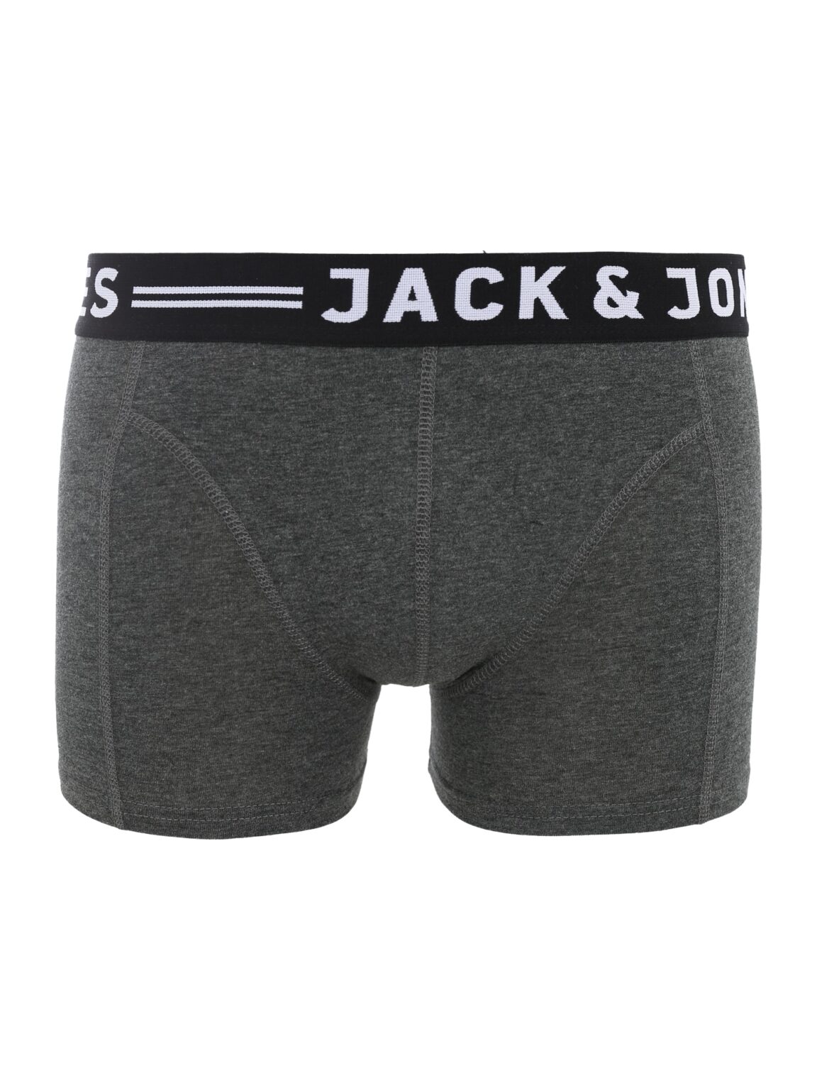 JACK & JONES Boxeralsók 'Sense'  sötétszürke / fekete / fehér