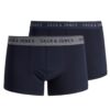 JACK & JONES Boxeralsók 'Vincent'  tengerészkék / szürke melír