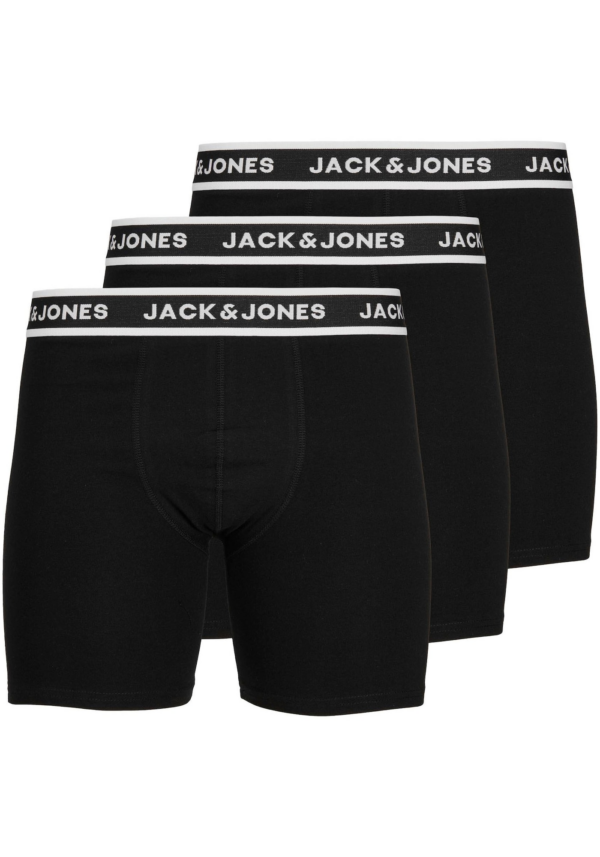 JACK & JONES Boxeralsók  fekete / fehér-Hungary