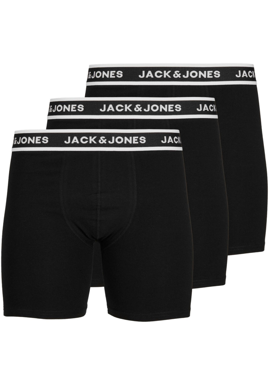 JACK & JONES Boxeralsók  fekete / fehér-Hungary