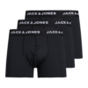 JACK & JONES Boxeralsók  fekete / fehér-Hungary