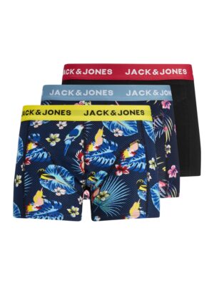 JACK & JONES Boxeralsók  füstkék / sárga / piros / fekete-hu