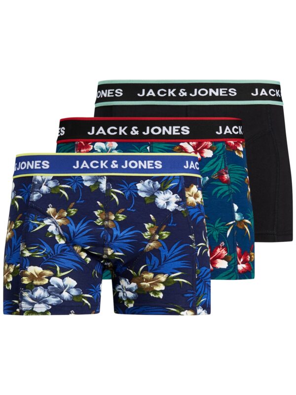 JACK & JONES Boxeralsók  sötétkék / barna / fekete / piszkosfehér