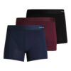 JACK & JONES Boxeralsók  tengerészkék / bordó / fekete / fehér-hu
