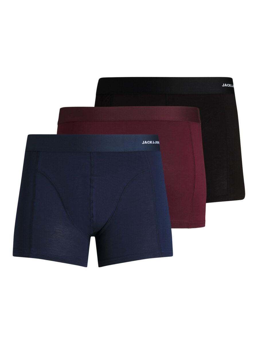 JACK & JONES Boxeralsók  tengerészkék / bordó / fekete / fehér-hu