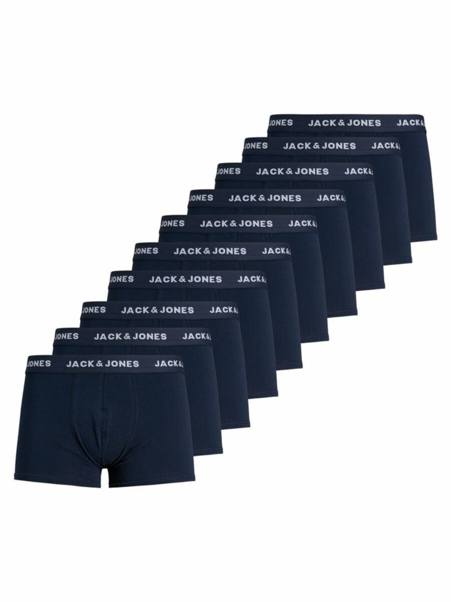 JACK & JONES Boxeralsók  tengerészkék / fehér-hu