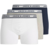 JACK & JONES Boxeralsók  tengerészkék / világosszürke / fekete / fehér-Ár