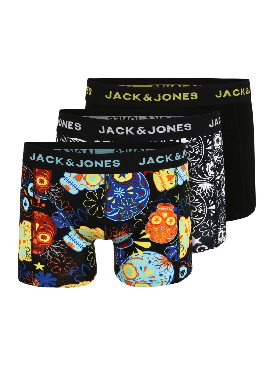 JACK & JONES Boxeralsók  világoskék / sárga / narancs / fekete-hu