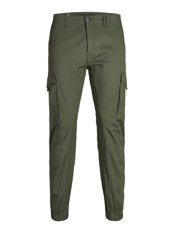 JACK & JONES Cargo nadrágok 'JJIPaul JJFlake'  sötétzöld