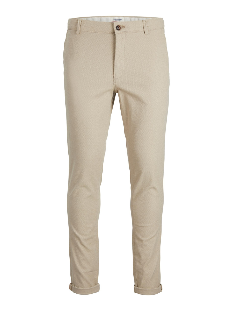 JACK & JONES Chino nadrág 'JJMarco'  krém / fekete-Hungary