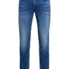 JACK & JONES Farmer 'Tim'  kék farmer / barna-hu