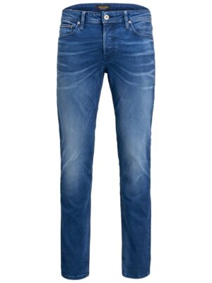JACK & JONES Farmer 'Tim'  kék farmer / barna-hu
