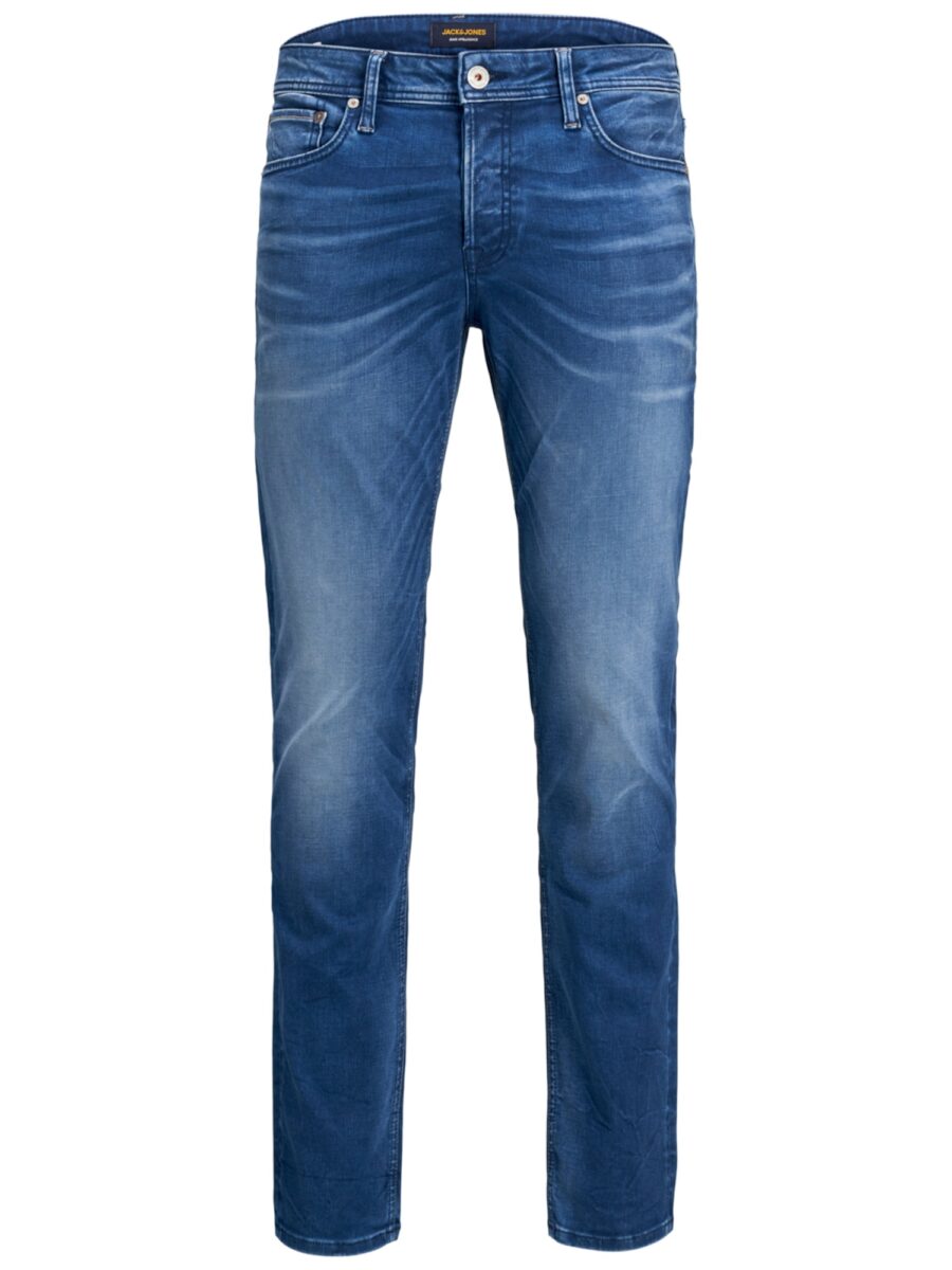 JACK & JONES Farmer 'Tim'  kék farmer / barna-hu