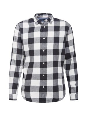 JACK & JONES Ing 'Gingham'  fekete / fehér-hu