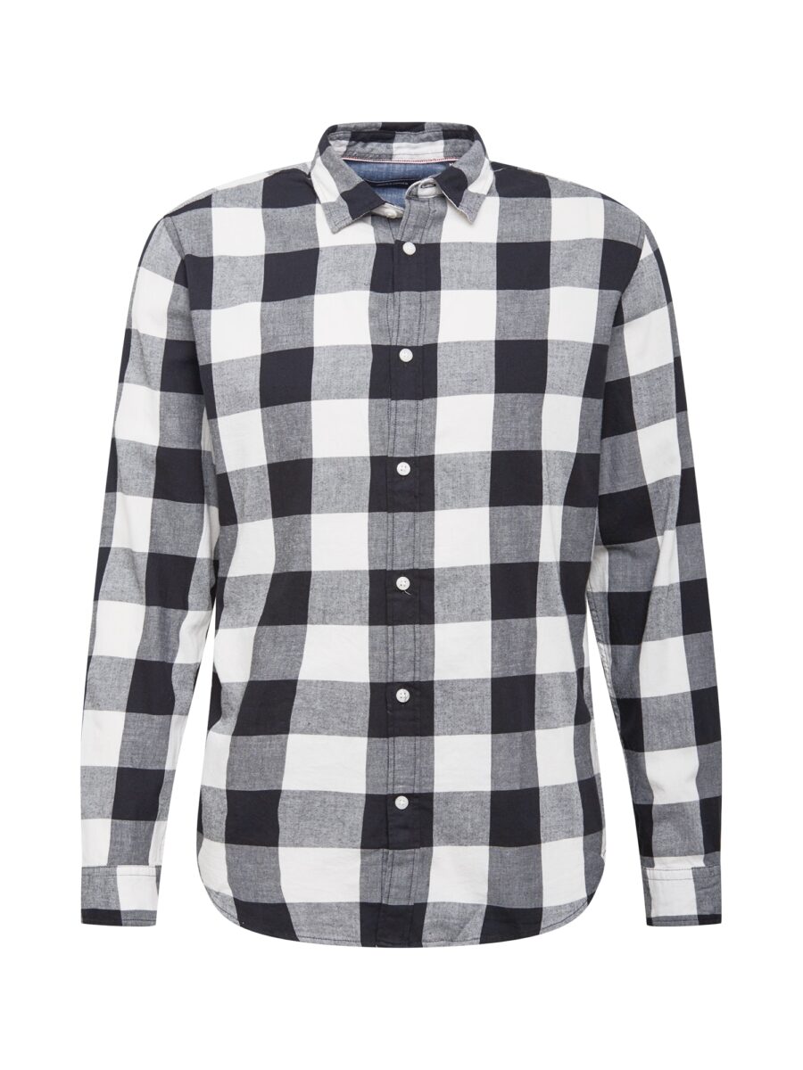 JACK & JONES Ing 'Gingham'  fekete / fehér-hu