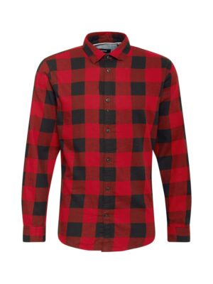 JACK & JONES Ing 'Gingham'  vérvörös / fekete-hu