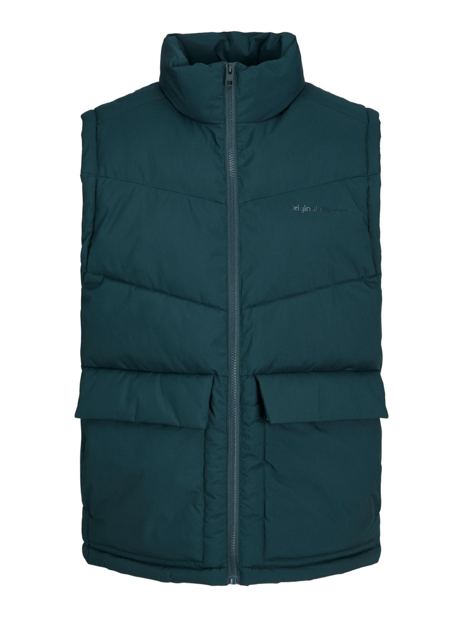 JACK & JONES Mellény 'Vesterbro'  sötétzöld-Ár