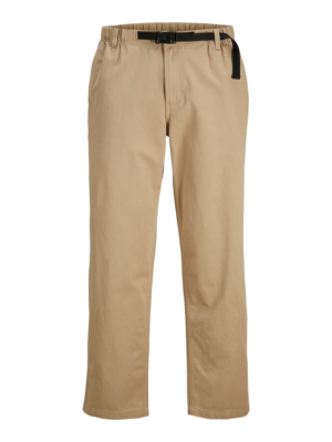 JACK & JONES Nadrág 'BILL'  sötét bézs / fekete / fehér-Ár