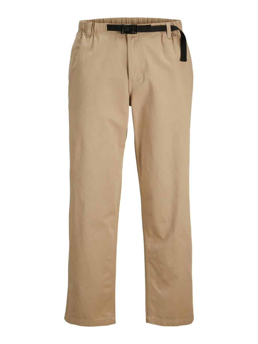 JACK & JONES Nadrág 'BILL'  sötét bézs / fekete / fehér-Ár