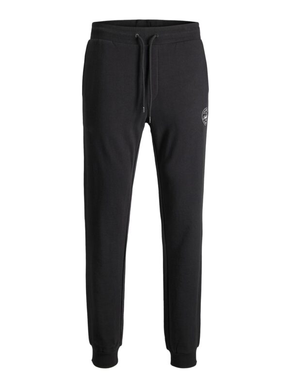 JACK & JONES Nadrág 'Gordon Shark'  fekete / fehér