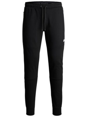 JACK & JONES Nadrág 'Will'  fekete / fehér-hu