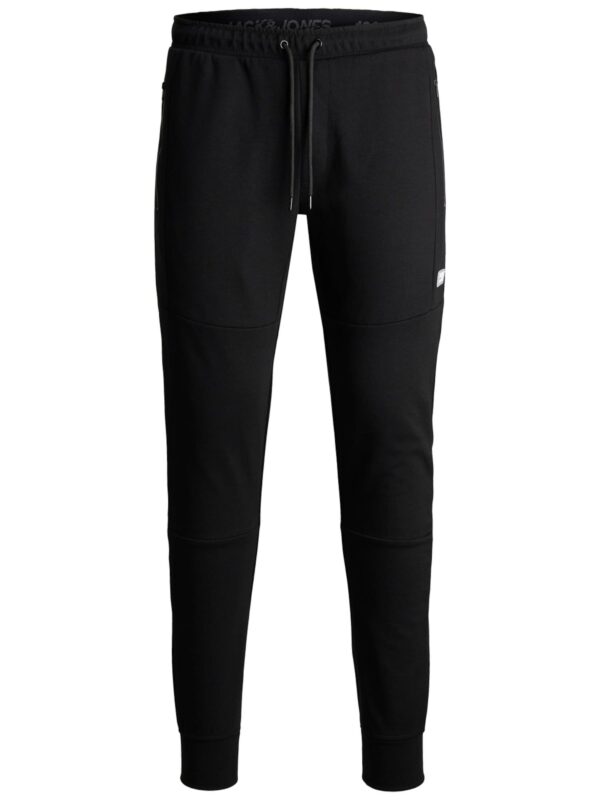 JACK & JONES Nadrág 'Will'  fekete / fehér-hu