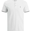 JACK & JONES Póló 'JJEPaulos'  fekete / piszkosfehér-hu