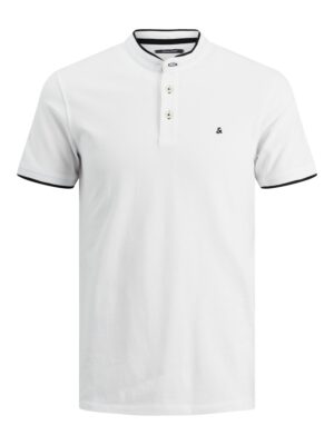 JACK & JONES Póló 'JJEPaulos'  fekete / piszkosfehér-hu
