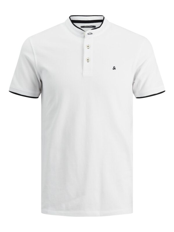 JACK & JONES Póló 'JJEPaulos'  fekete / piszkosfehér-hu