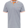 JACK & JONES Póló 'JJEPaulos'  füstkék / mandarin / fehér-Hungary