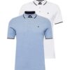 JACK & JONES Póló 'JJEPaulos'  kék / fekete / fehér-hu