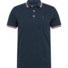 JACK & JONES Póló 'JJEPaulos'  sötétkék / piros / fehér-hu