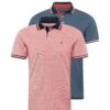 JACK & JONES Póló 'JJEPaulos'  sötétkék / világospiros / fekete / fehér-hu