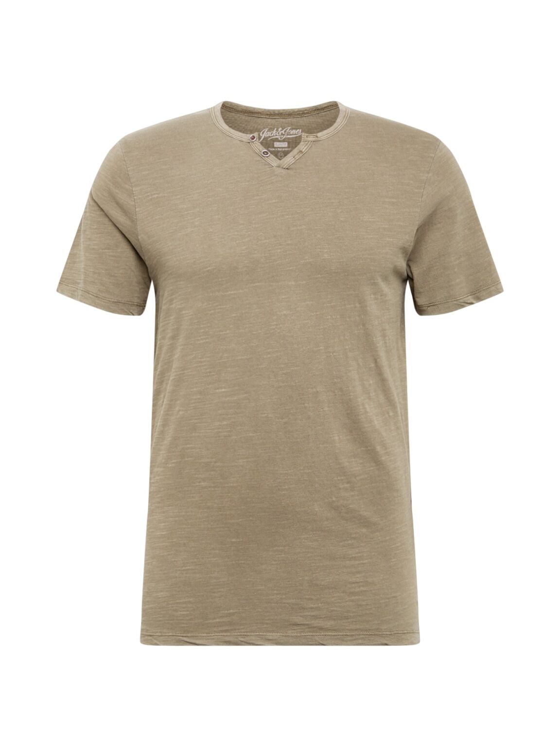 JACK & JONES Póló 'JJESPLIT'  khaki