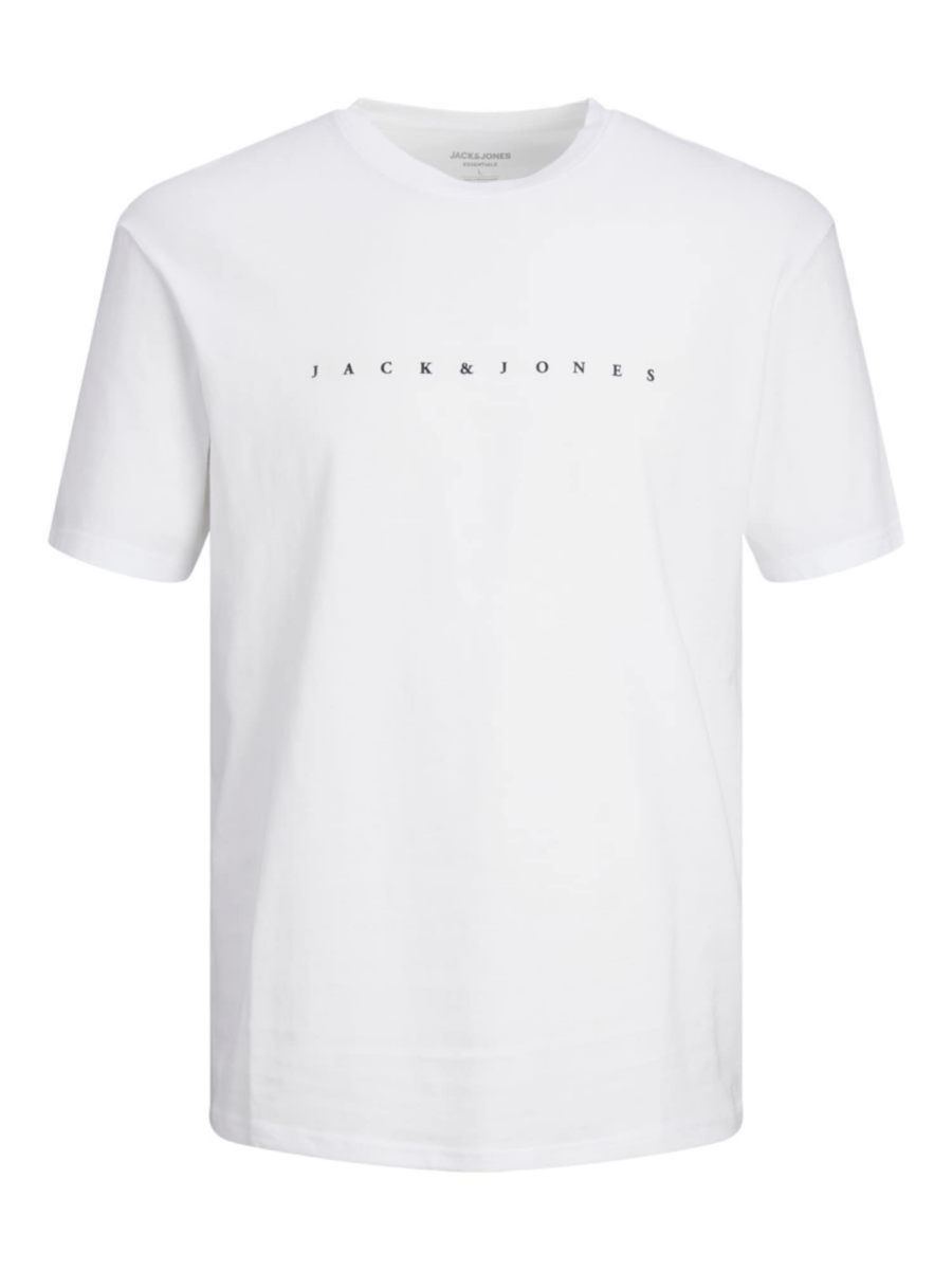 JACK & JONES Póló 'JJEstar'  tengerészkék / piszkosfehér-Ár