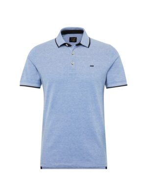 JACK & JONES Póló 'JJPaulos'  égkék / fekete