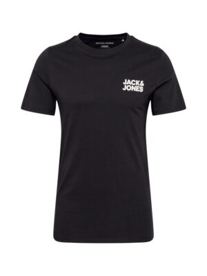 JACK & JONES Póló  fekete / fehér