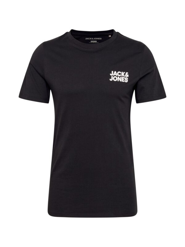 JACK & JONES Póló  fekete / fehér