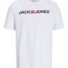 JACK & JONES Póló  piros / fekete / fehér-hu