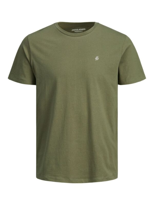 JACK & JONES Póló  sötétkék / világosszürke / olíva / fekete / fehér-hu