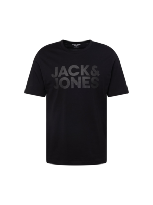 JACK & JONES Póló  szürke / fekete-Ár
