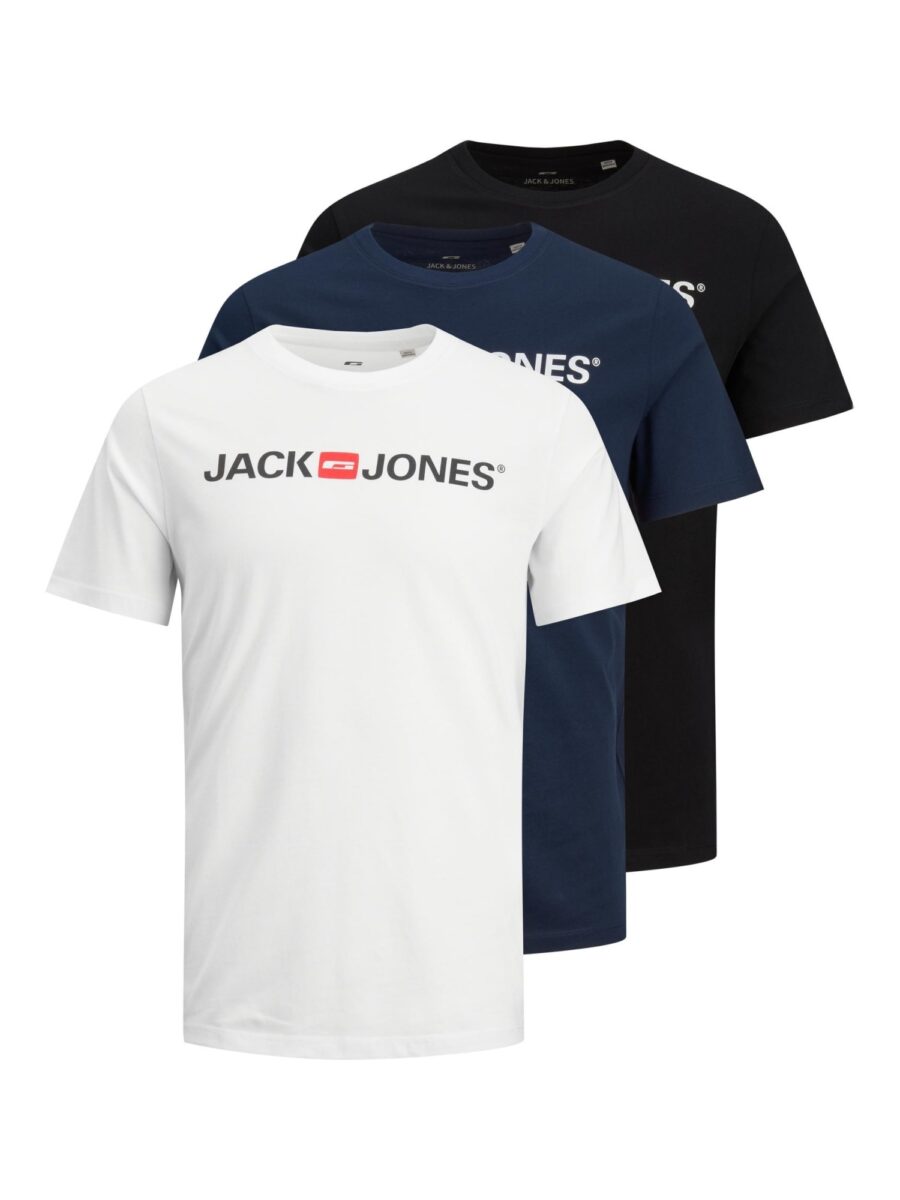 JACK & JONES Póló  tengerészkék / piros / fekete / fehér-hu