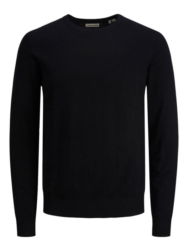 JACK & JONES Pulóver 'JJEEmil'  fekete-hu