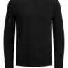 JACK & JONES Pulóver 'JJEHill'  fekete