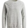 JACK & JONES Pulóver 'JJEHill'  szürke melír