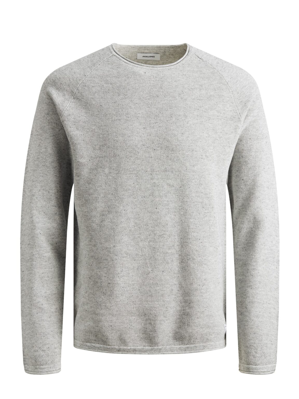 JACK & JONES Pulóver 'JJEHill'  szürke melír