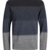 JACK & JONES Pulóver 'JJEHill'  tengerészkék / sötétkék / szürke / fekete-Hungary