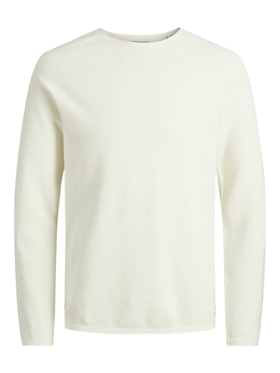 JACK & JONES Pulóver 'JJEHill'  természetes fehér-hu