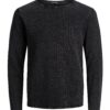 JACK & JONES Pulóver 'JJLeo'  fekete-hu
