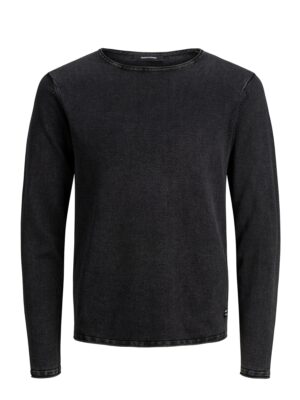 JACK & JONES Pulóver 'JJLeo'  fekete-hu